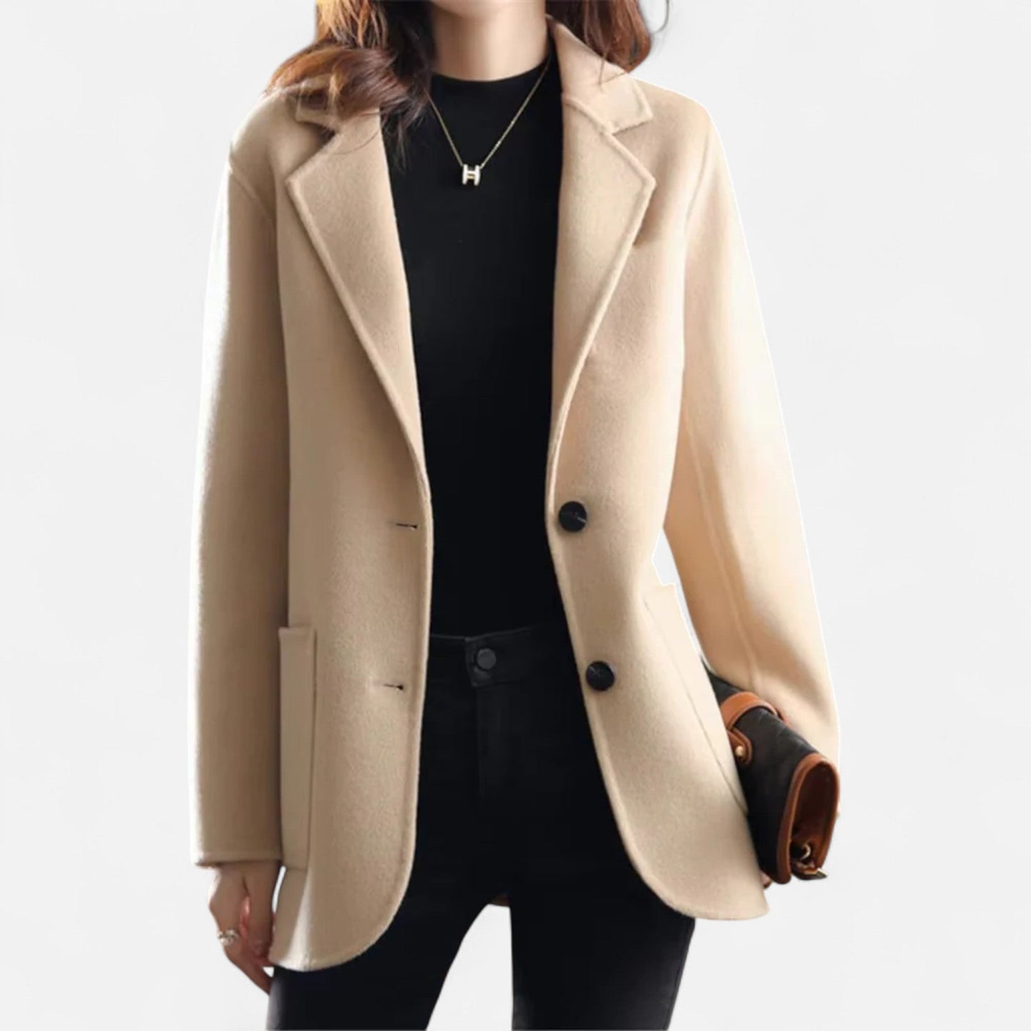 Old Monarchy | Women’s Classic Buttoned Blazer Coat